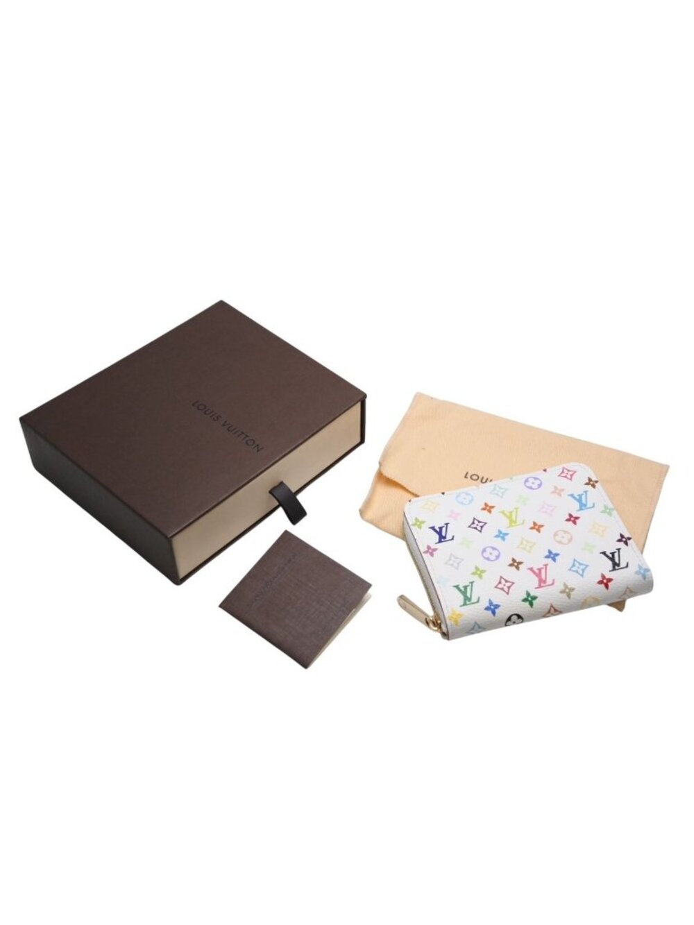 Louis Vuitton Zippy Coin Purse Monogram Multicolor Takashi Murakami